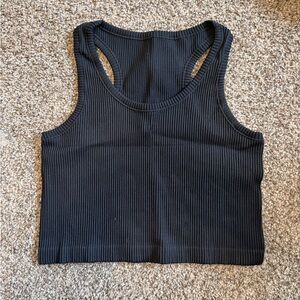 Mono B Midnight Ribbed Tank Top
